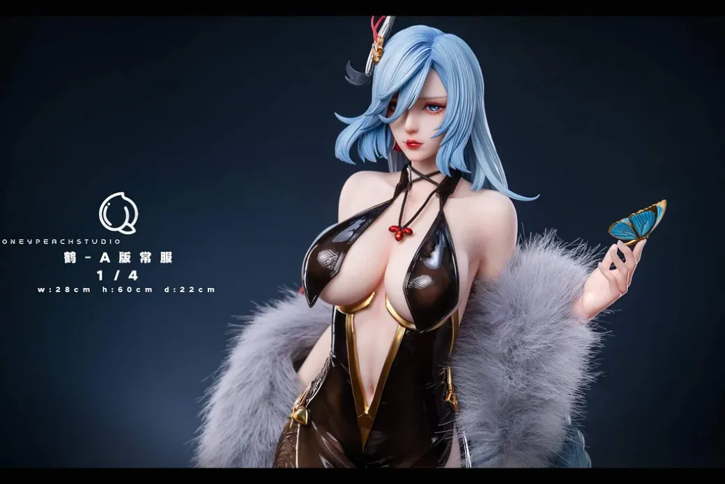 1/4 Scale Shenhe - Genshin Impact Resin Statue - Honey Peach Studios
