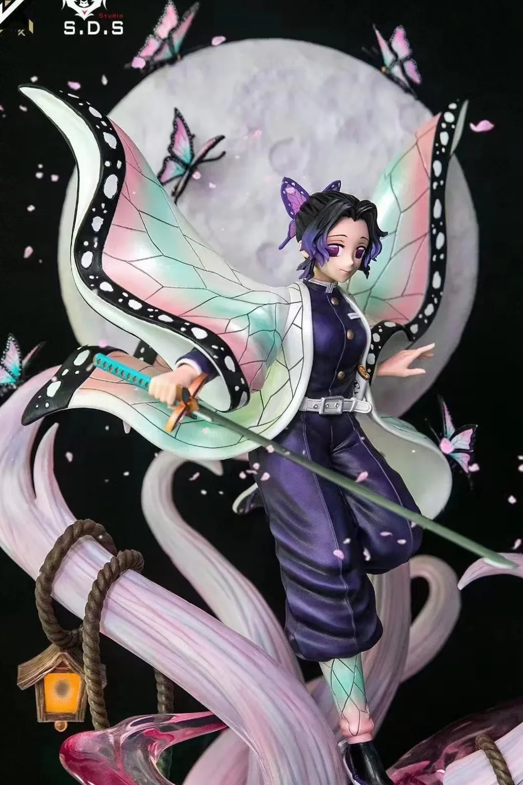 1/6 Scale Shinobu Kochou with LED - Demon Slayer: Kimetsu no Yaiba Resin Statue - JK Studios