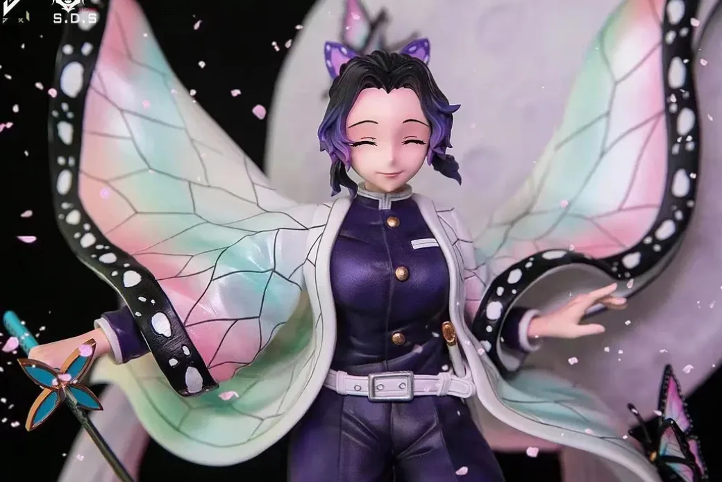 1/6 Scale Shinobu Kochou with LED - Demon Slayer: Kimetsu no Yaiba Resin Statue - JK Studios