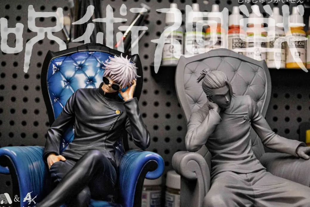 1/6 Scale Sitting Series 001 Gojo Satoru - Jujutsu Kaisen Resin Statue - AA-Studio