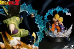 1/6 Scale Son Goku & Son Gohan vs Cell - Dragon Ball Resin Statue - Infinity Studios