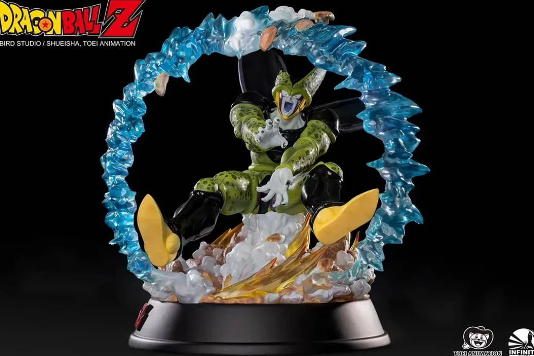 1/6 Scale Son Goku & Son Gohan vs Cell - Dragon Ball Resin Statue - Infinity Studios