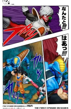 1/6 Scale Son Goku vs Burter & Jeice - Dragon Ball Resin Statue - FMZ Studio