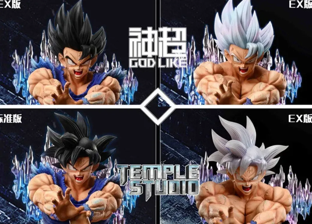 1/6 Scale Son Goku with Divine Kamehameha - Dragon Ball Resin Statue - Temple Studios