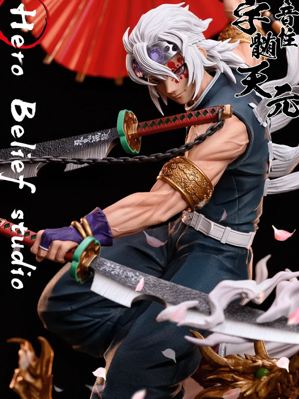 1/6 Scale Sound Hashira Uzui Tengen - Demon Slayer: Kimetsu no Yaiba Resin Statue - Hero Belief Studios