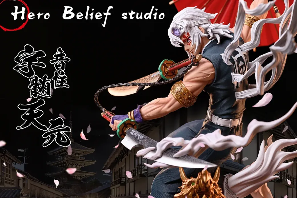 1/6 Scale Sound Hashira Uzui Tengen - Demon Slayer: Kimetsu no Yaiba Resin Statue - Hero Belief Studios
