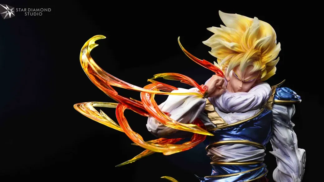 1/6 Scale Space Suit Ver. Super Saiyan Son Goku - Dragon Ball Resin Statue - Star Diamond Studio