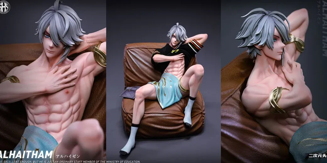 1/6 Scale Stay-at-Home Alhaitham - Genshin Impact Resin Statue - Ghost Studios