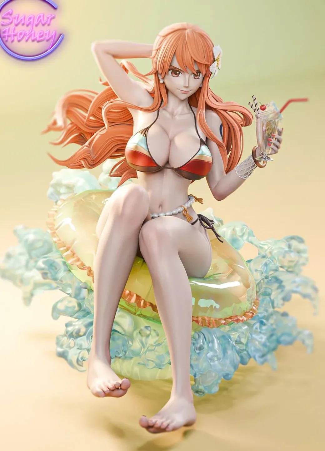 1/6 Scale Summer Swimsuit 001 Nami - ONE PIECE Resin Statue - Sugar Honey Studio