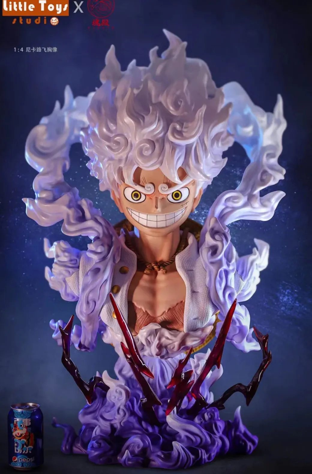 1/4 Scale Sun God Nika Luffy Bust Statue with LED - ONE PIECE Resin Statue - LT Studios