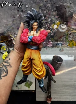 1/6 Scale Super Saiyan 4 & Super Saiyan Son Goku - Dragon Ball Resin Statue - PlanB Studio