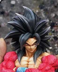 1/6 Scale Super Saiyan 4 & Super Saiyan Son Goku - Dragon Ball Resin Statue - PlanB Studio