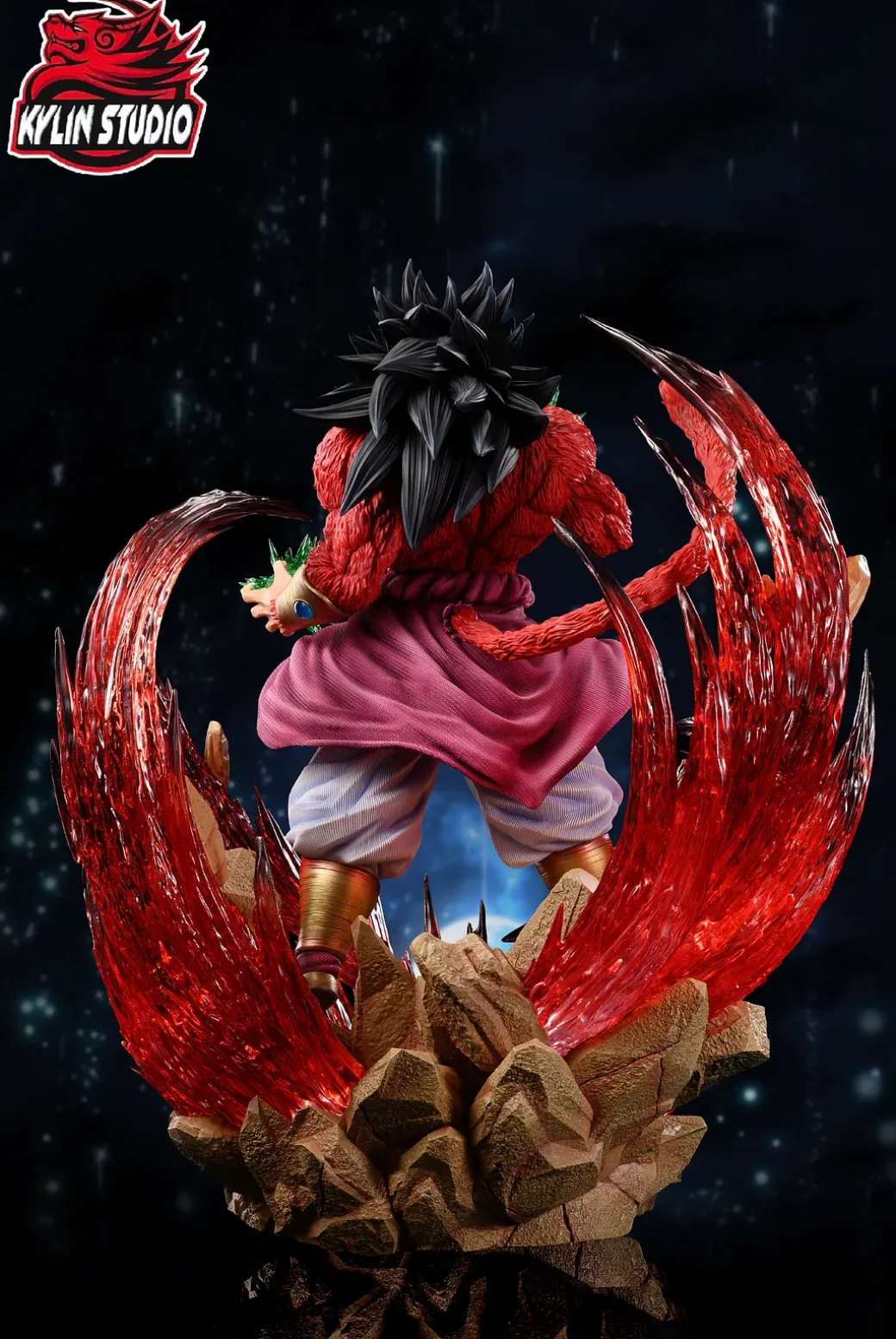 1/6 Scale Super Saiyan 4 Broly with LED - Dragon Ball Resin Statue - Kylin Studio