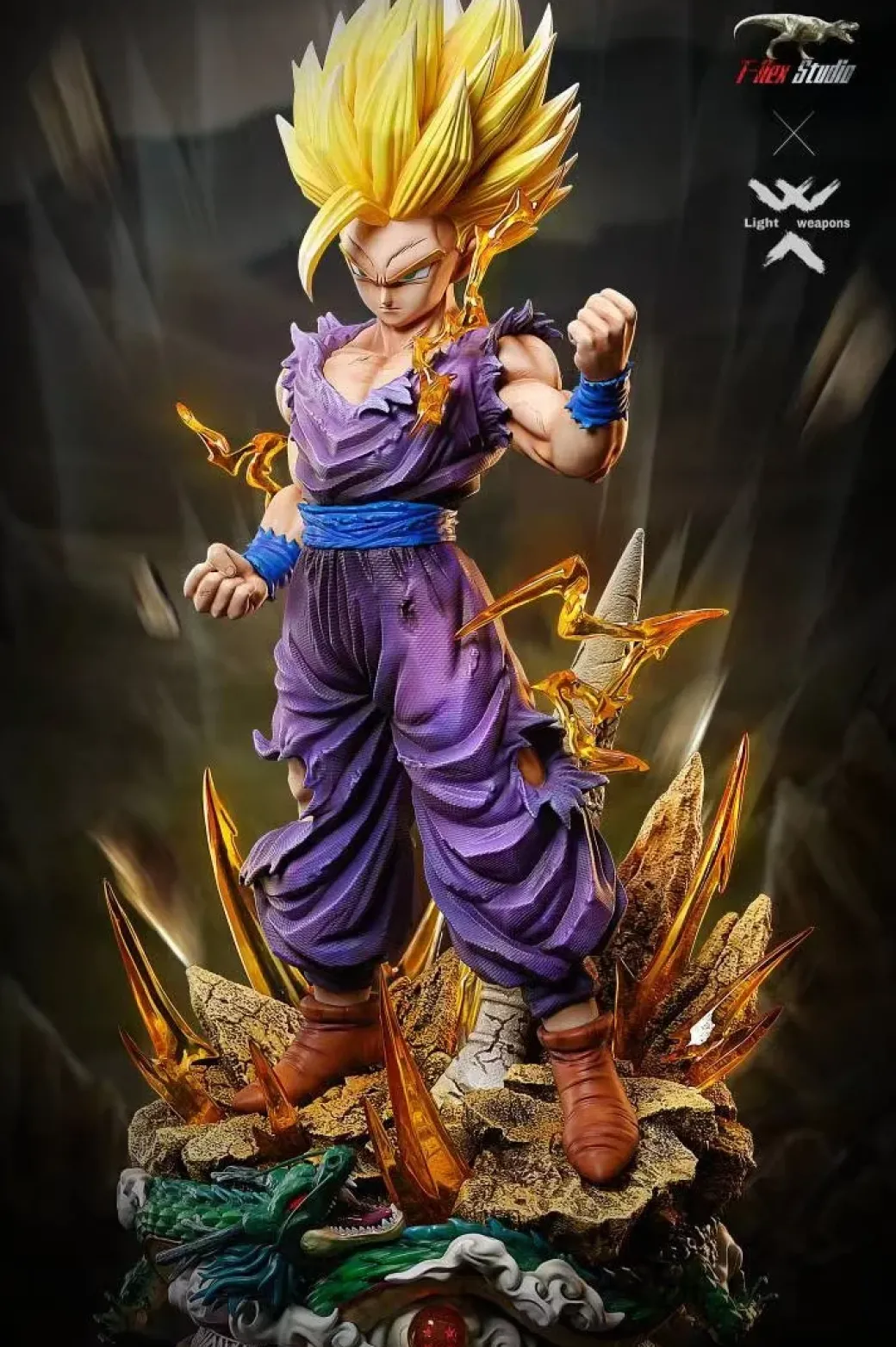 1/6 Scale Super Saiyan 2 Debut of Son Gohan - Dragon Ball Resin Statue - T-Rex Studios