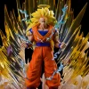 1/6 Scale Super Saiyan 3 Son Goku with LED - Dragon Ball Resin Statue - BLUE BAY Studio