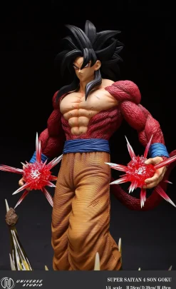 1/4 Scale Super Saiyan 4 Son Goku with LED - Dragon Ball Resin Statue - Universe Studio