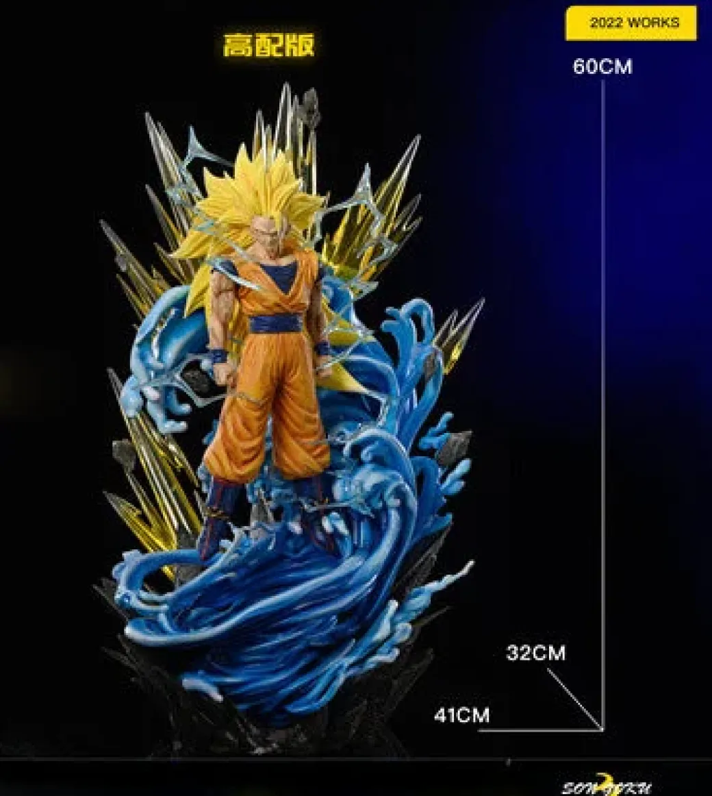1/6 Scale Super Saiyan 3 Son Goku - Dragon Ball Resin Statue - Du-Studio