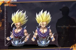 1/1 Scale Super Saiyan 2 Son Gohan Bust Statue with LED & Sound - Dragon Ball Z Resin Statue - Hero Belief Studios