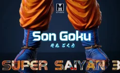 1/4 Scale Super Saiyan 3 Son Goku - Dragon Ball Resin Statue - MAN-Studio