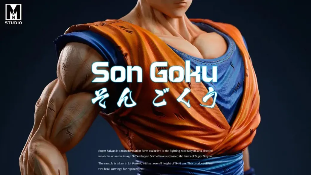 1/4 Scale Super Saiyan 3 Son Goku - Dragon Ball Resin Statue - MAN-Studio