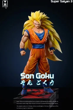 1/4 Scale Super Saiyan 3 Son Goku - Dragon Ball Resin Statue - MAN-Studio