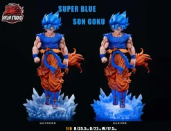 1/6 Scale Super Saiyan Blue Son Goku with LED - Dragon Ball Resin Statue - Kylin Studio