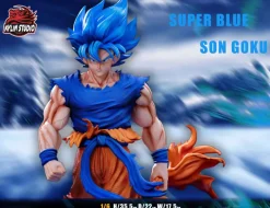 1/6 Scale Super Saiyan Blue Son Goku with LED - Dragon Ball Resin Statue - Kylin Studio
