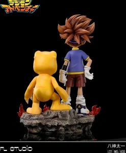 1/6 Scale Tai Kamiya & Agumon with LED - Digimon Resin Statue - FL Studios