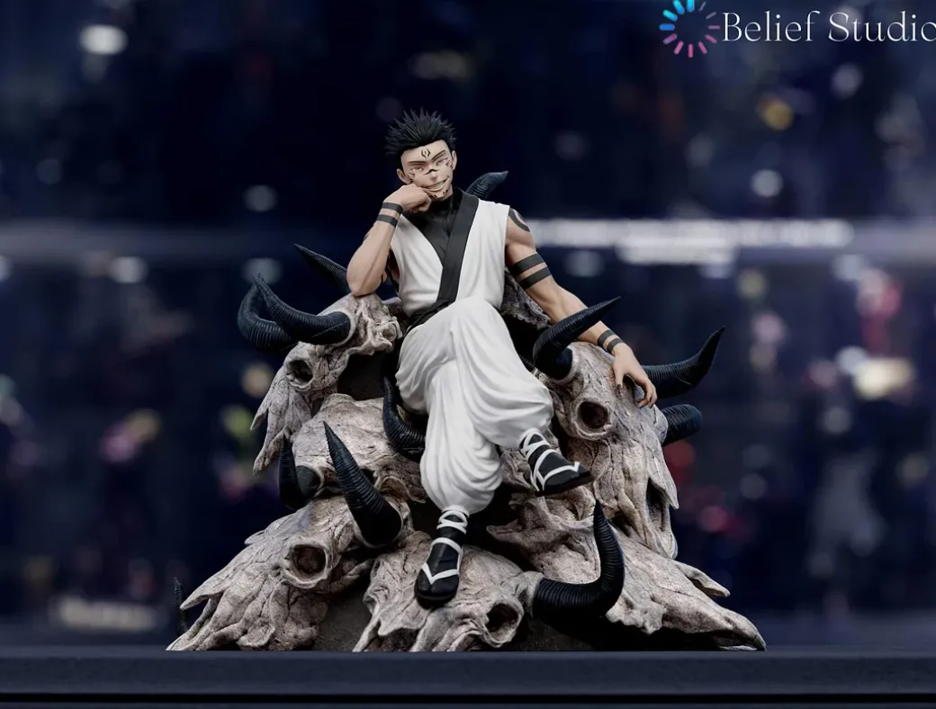 1/6 Scale Ten Shadows Technique Ryomen Sukuna - Jujutsu Kaisen Resin Statue - Belief-Studio