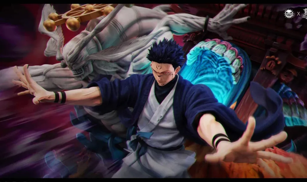 1/6 Scale Ten Shadows Technique Ryomen Sukuna with LED - Jujutsu Kaisen Resin Statue - ZanyJoke Studio