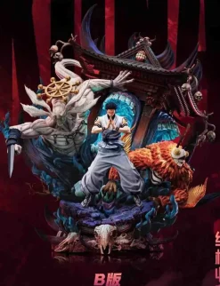 1/6 Scale Ten Shadows Technique Ryomen Sukuna with LED - Jujutsu Kaisen Resin Statue - ZanyJoke Studio