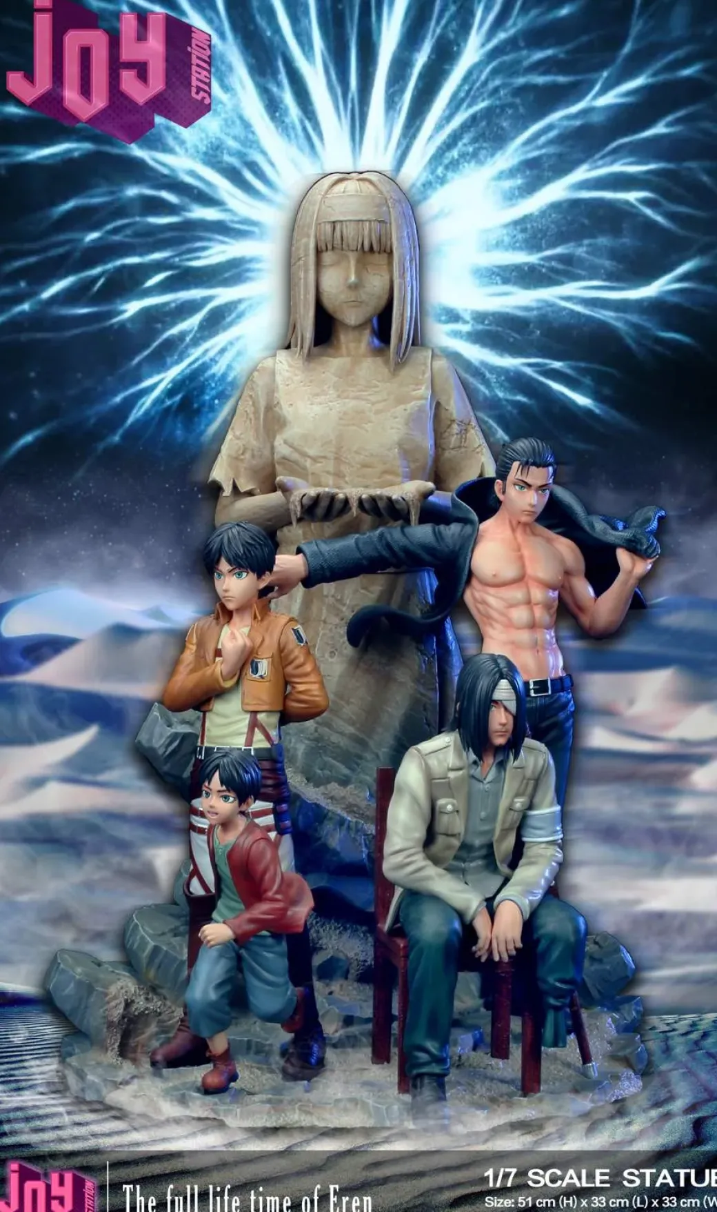 1/7 Scale The Full Life Time of Eren - Attack on Titan Resin Statue - Joy Station Collection