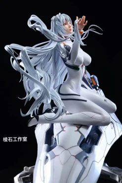1/4 Scale Theatrical Long Hair ver. Ayanami Rei - (EVA) Neon Genesis EVAngelion Statue - Faceted pebble Studios
