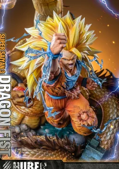 1/6 Scale Theatrical Ver. Dragon Fist Super Saiyan 3 Son Goku - Dragon Ball Resin Statue - HuBen Studios