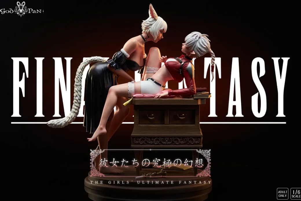 1/6 Scale Their Final Fantasy Alisaie Leveilleur & Y'shtola Rhul - (FF14) Final Fantasy XIV Resin Statue - God Pan Studio