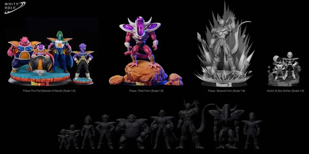 1/6 Scale Third Form Frieza - Dragon Ball Resin Statue - White Hole Studio