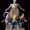 1/4 Scale Throne Super Saiyan Vegeta with LED - Dragon Ball Resin Statue - HunDian Studios