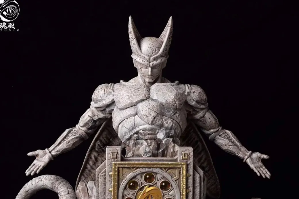 1/4 Scale Throne Super Saiyan Vegeta with LED - Dragon Ball Resin Statue - HunDian Studios