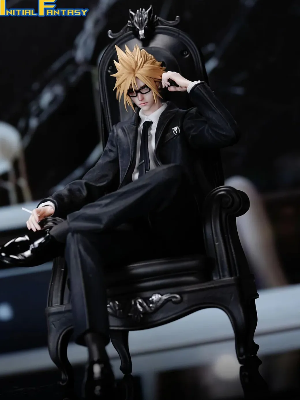 1/6 Scale Thug Bad Boy in Suit Series 001 Cloud Strife - (FF7) Final Fantasy VII Resin Statue - Initial Fantasy Studio