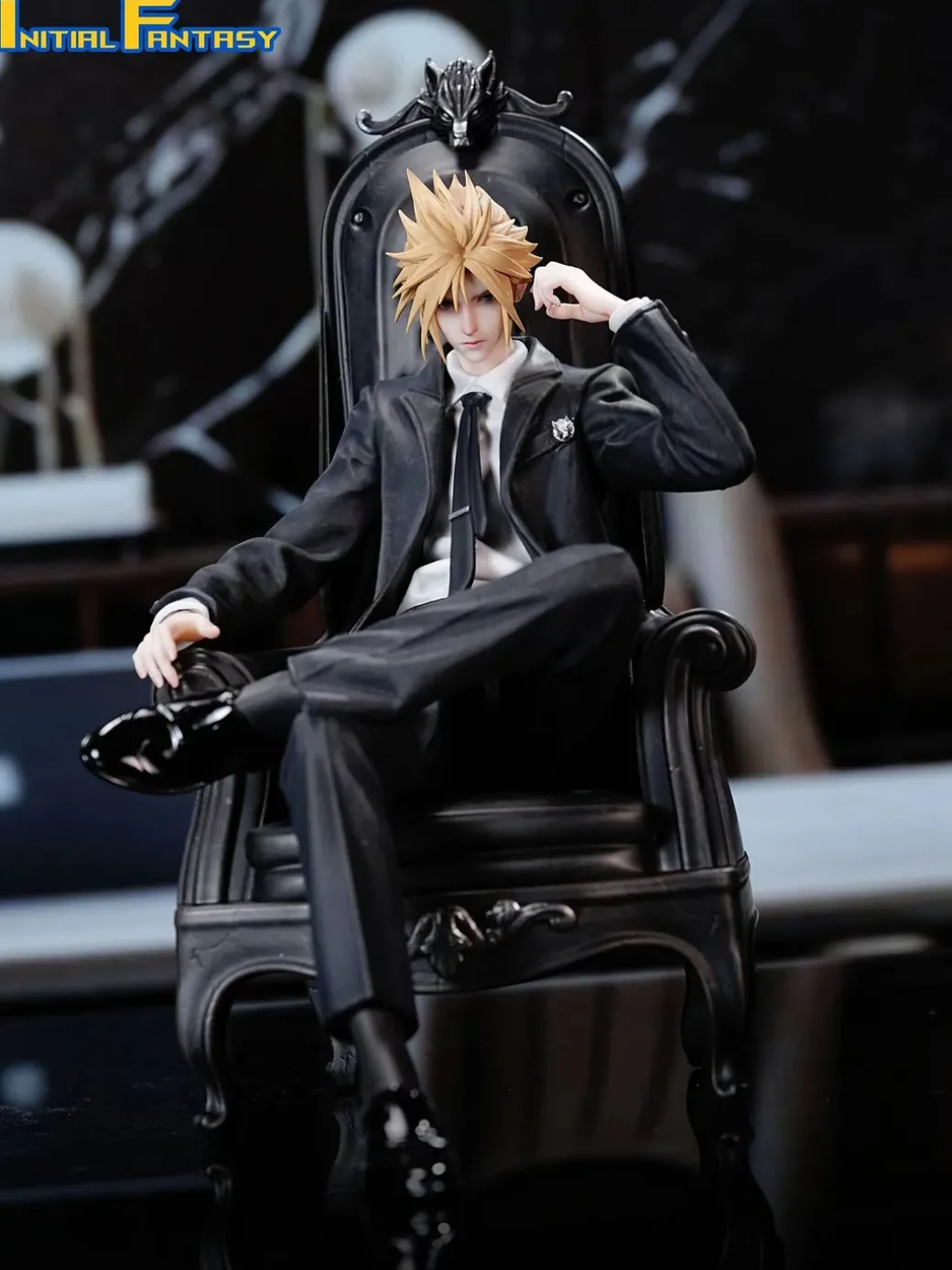 1/6 Scale Thug Bad Boy in Suit Series 001 Cloud Strife - (FF7) Final Fantasy VII Resin Statue - Initial Fantasy Studio