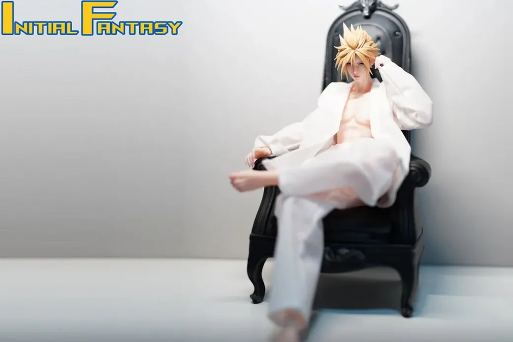 1/6 Scale Thug Bad Boy in Suit Series 001 Cloud Strife - (FF7) Final Fantasy VII Resin Statue - Initial Fantasy Studio