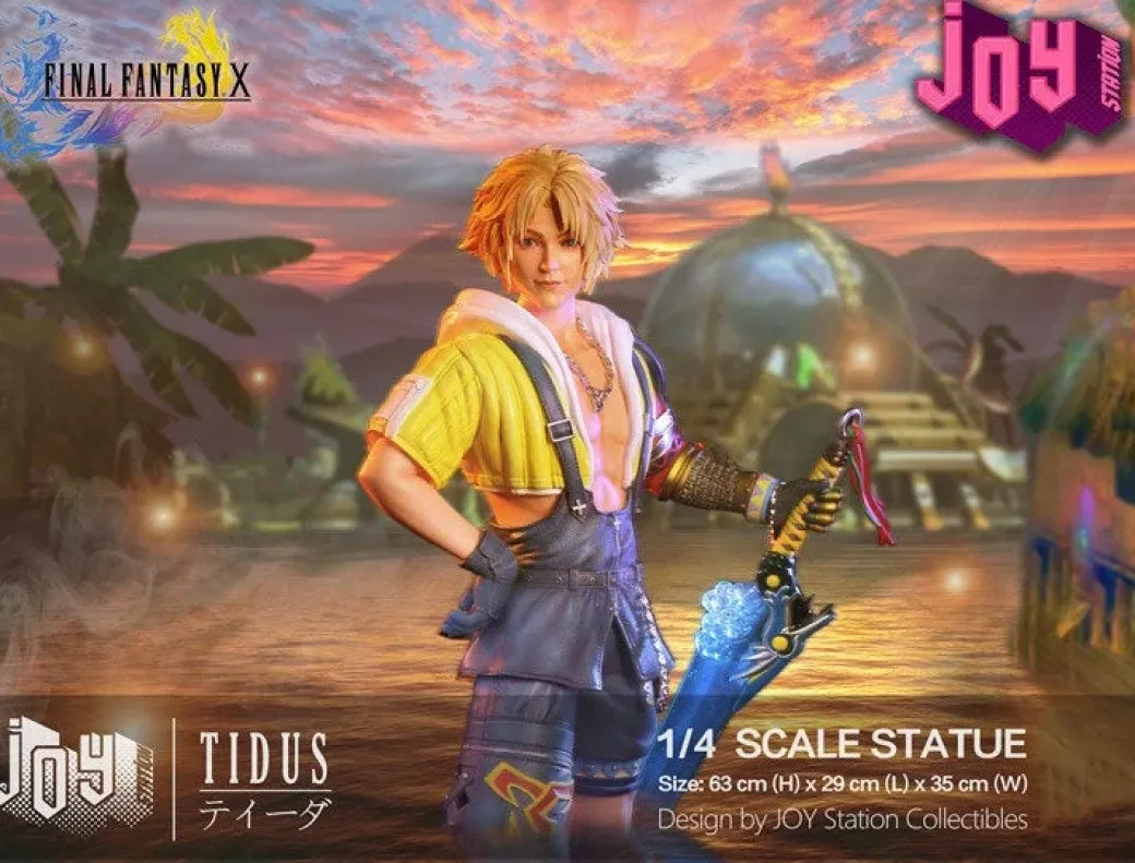 1/4 Scale Tidus with LED - Final Fantasy X Resin Statue - Joy Station Collectibles Studios