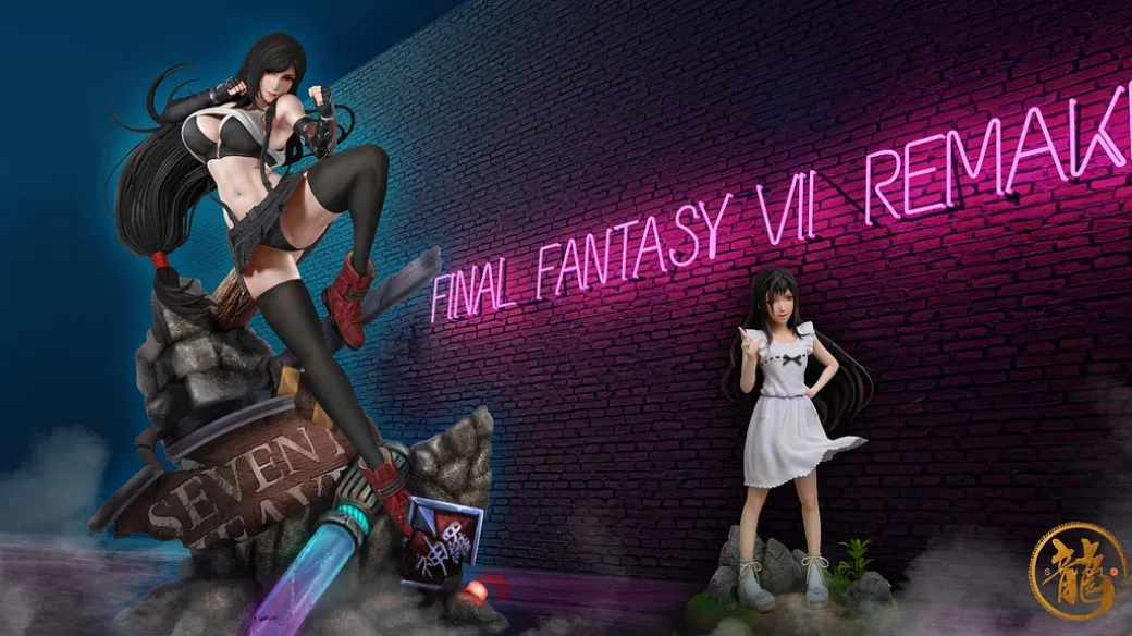 1/4 Scale Tifa Lockheart - (FF7) Final Fantasy VII Resin Statue - Dragon Studios