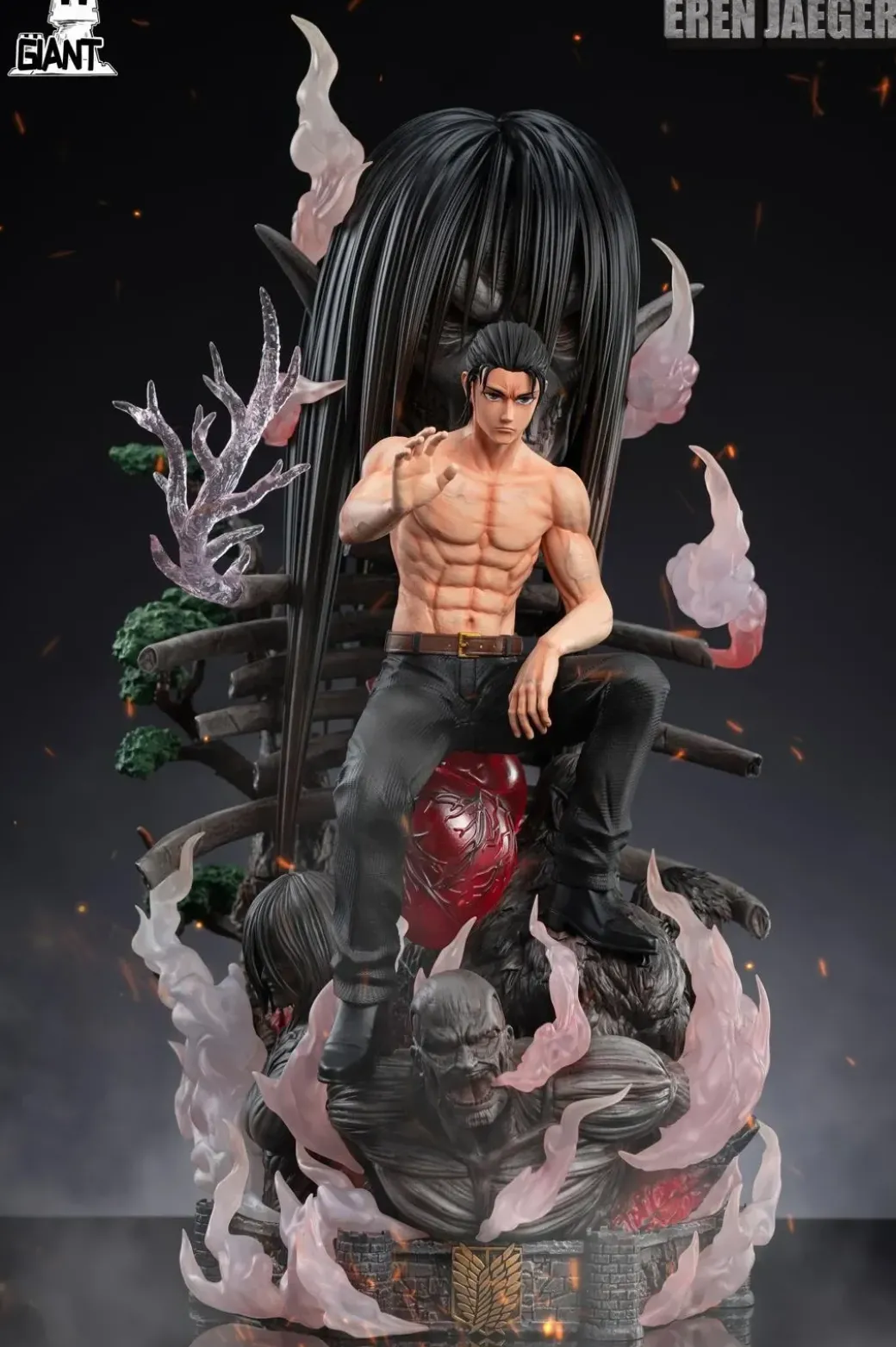 1/4 Scale Titan Series 001 Sitting Eren Yeager - Attack On Titan Resin Statue - GIANT-Studio