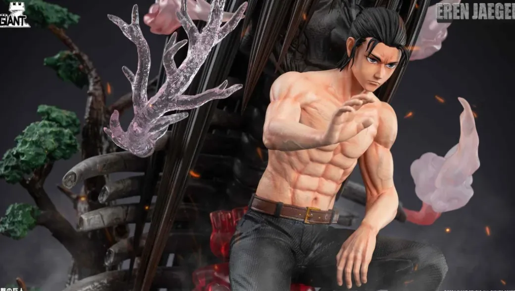 1/4 Scale Titan Series 001 Sitting Eren Yeager - Attack On Titan Resin Statue - GIANT-Studio