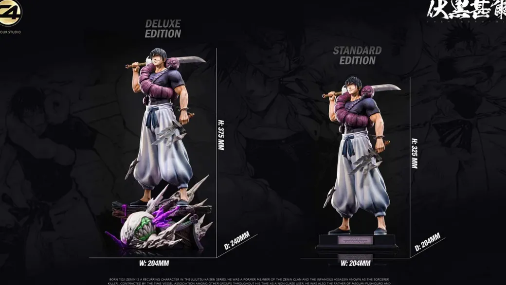 1/6 Scale Toji Fushiguro - Jujutsu Kaisen Resin Statue - C-four Studio