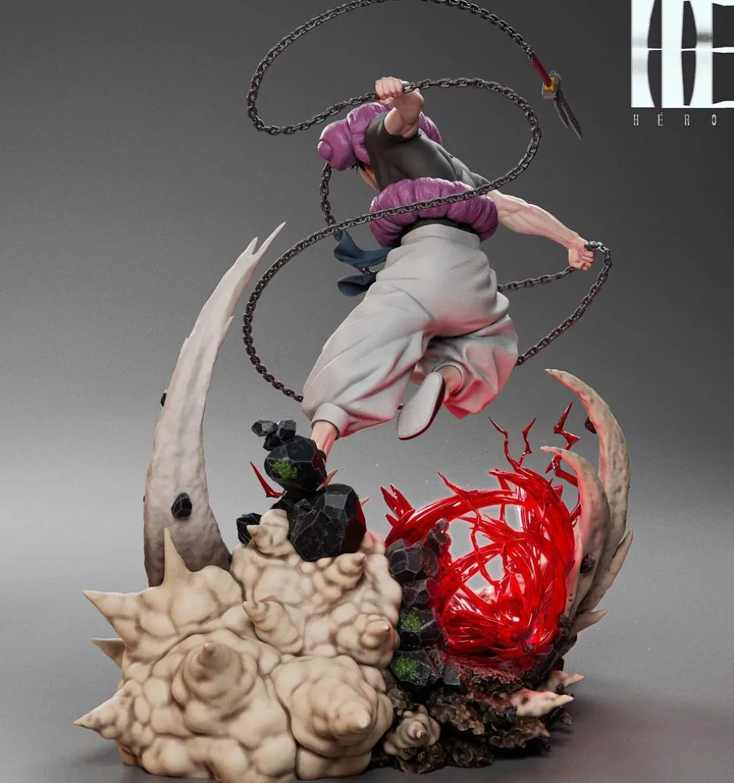 1/6 Scale Toji Fushiguro - Jujutsu Kaisen Resin Statue - Héroe Collectibles