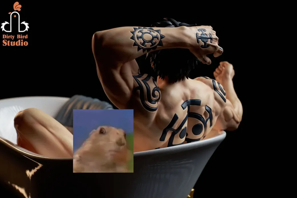 1/4 Scale Trafalgar D. Water Law - ONE PIECE Resin Statue - Dirty Bird Studios