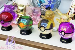 1/1 Scale Transparent Dusk Ball & Transparent Ultra Ball with LED - Pokemon Resin Statue - SAKURA Studio