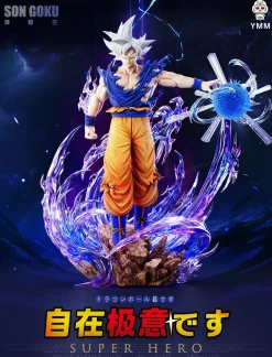 1/6 Scale Ultra Instinct Son Goku with LED - Dragon Ball Statue - YMM Studio
